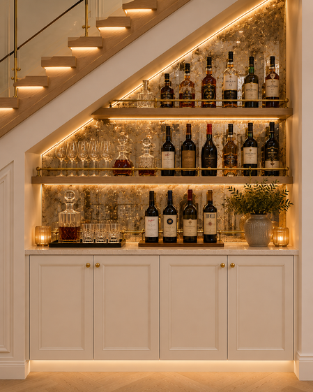 Under Stair Feature Bar